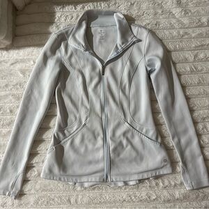 APANA XS SLEEK ZIP UP SPORTS JACKET WITH THUMB HOLES Light Blue